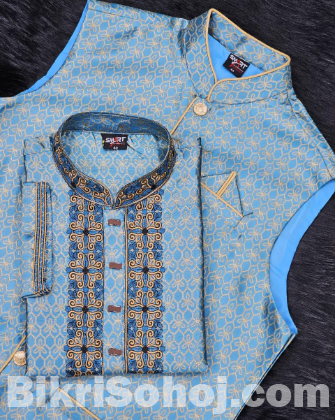 ম্যাচিং কটি-পাঞ্জাবী।